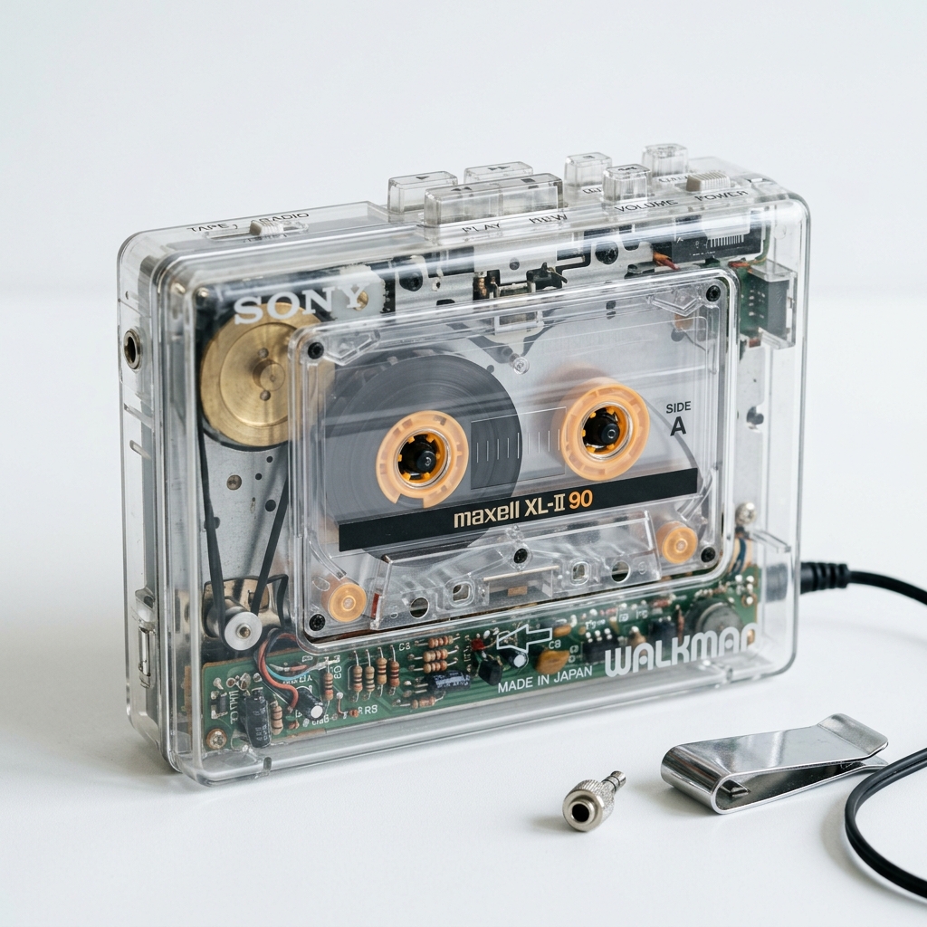 ClearTech Transparent Cassette Player