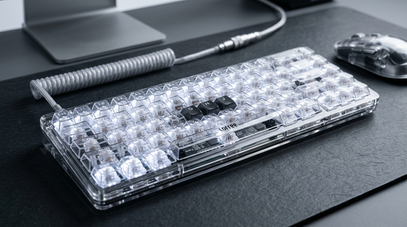 The Lofree 1% Review: Can German Bayer Polycarbonate Resurrect the Soul of the Clear Keyboard?
